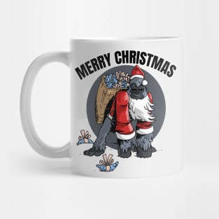 The Christmas gorilla Mug